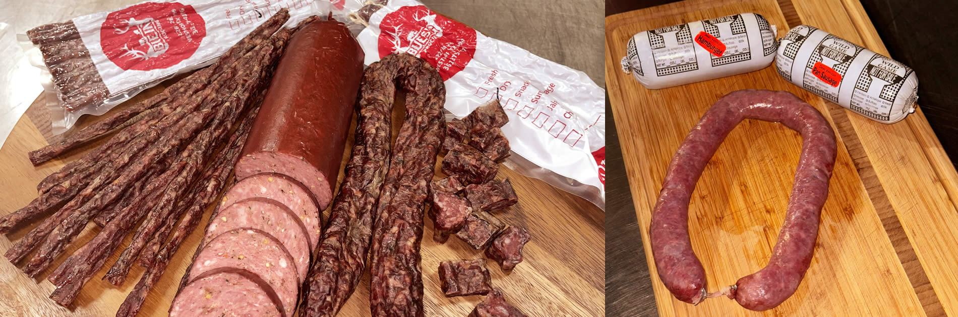 Buesing Dry Sausage and Deer Jerky